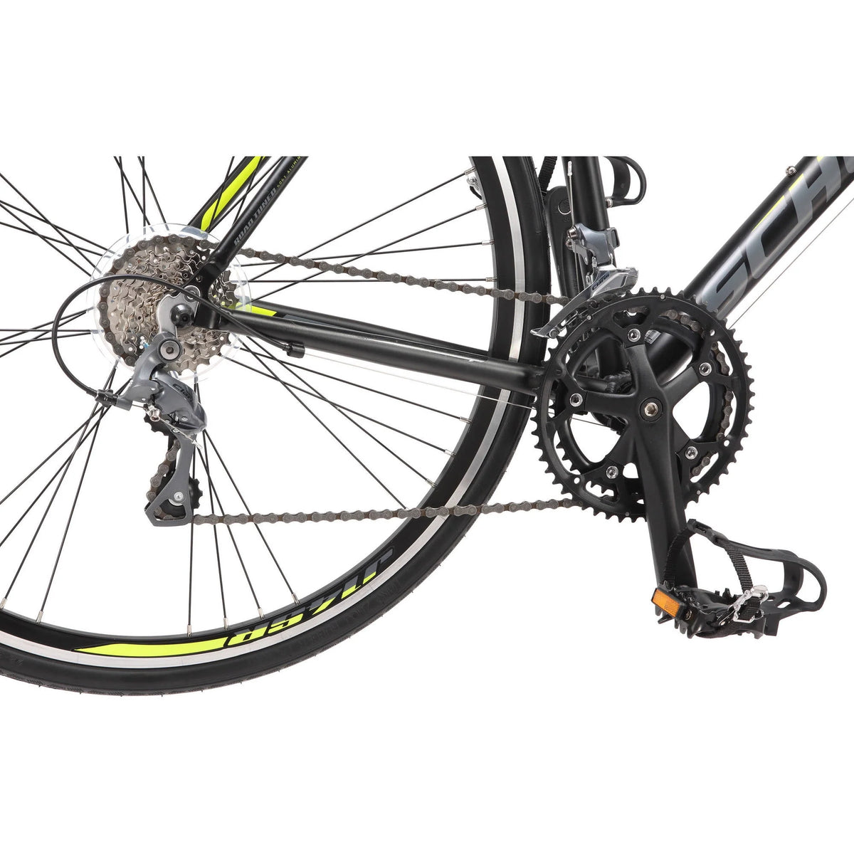 700C Men's Road Bike, Matte Black E838