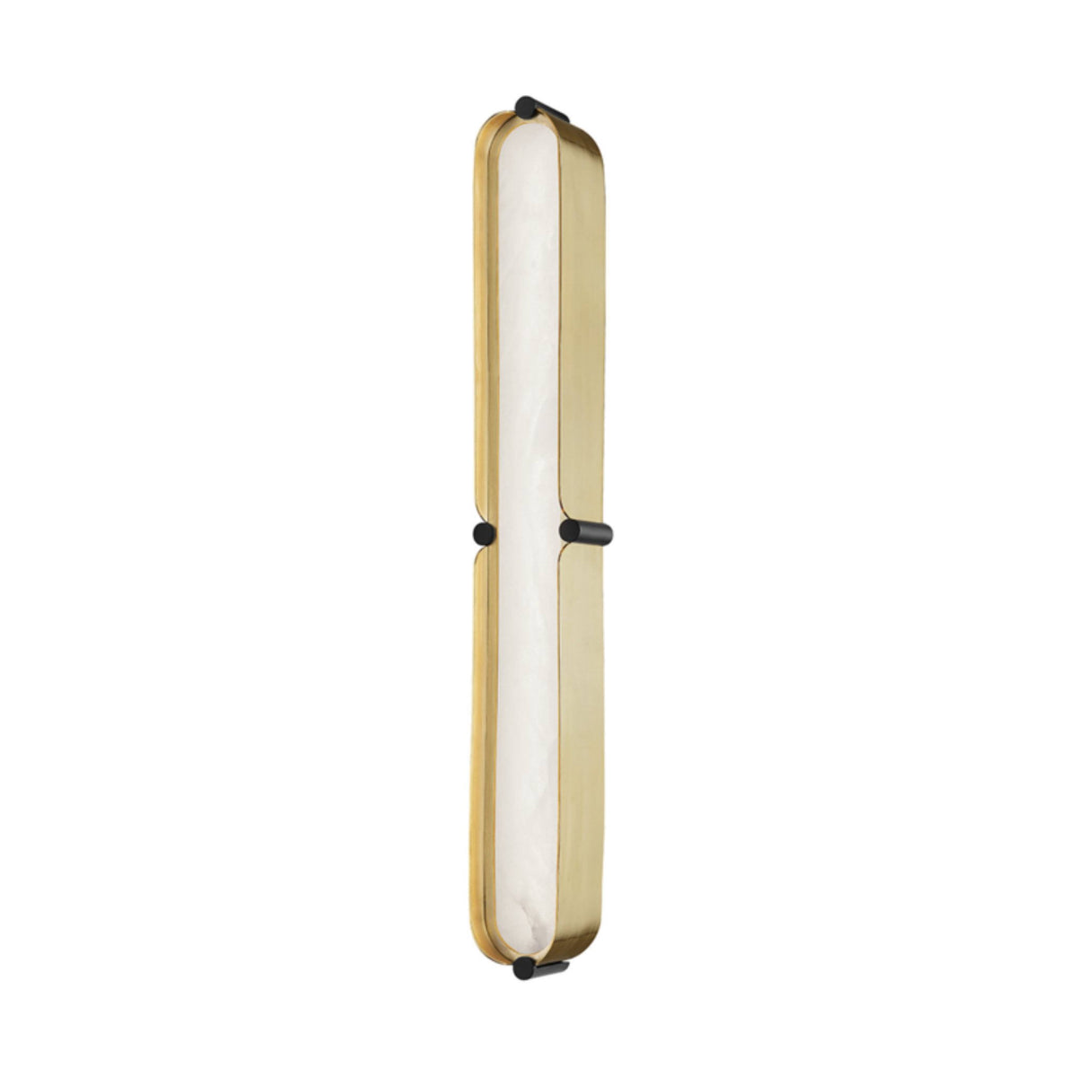 Aged Brass & Black LED Bath Bracket E186615