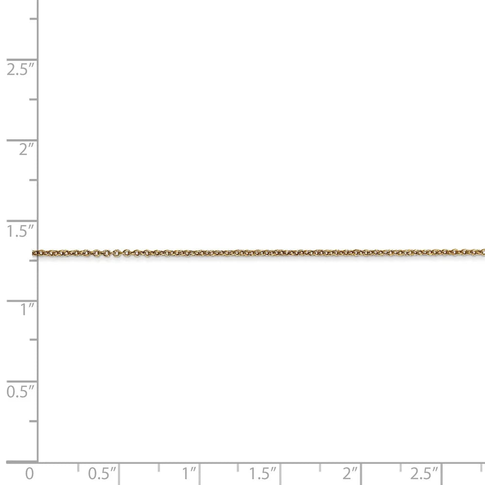 14kt Yellow Gold 20 inch Cable Chain Y6243