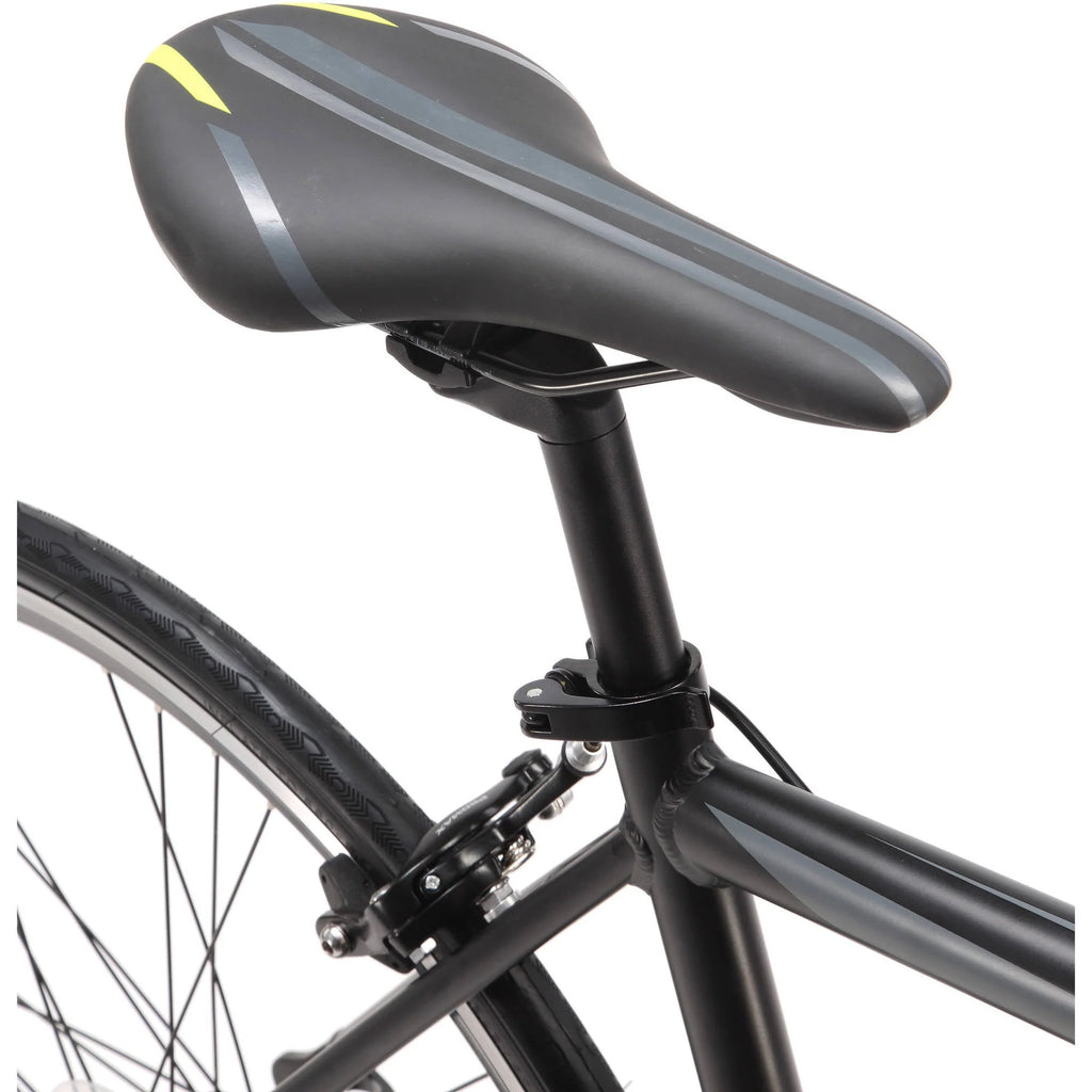 700C Men's Road Bike, Matte Black E838
