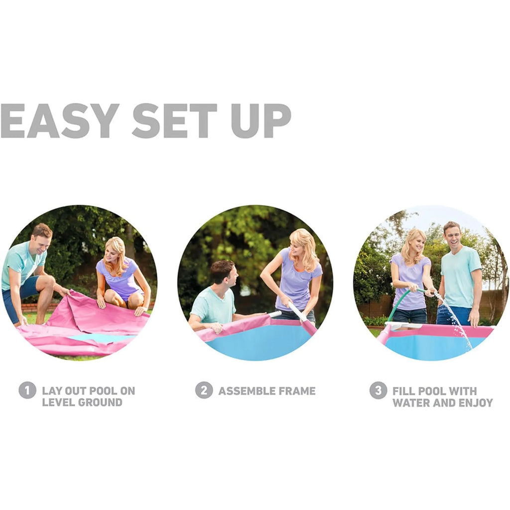 Pink 8' x 30 Above Ground Swimming Pool W639