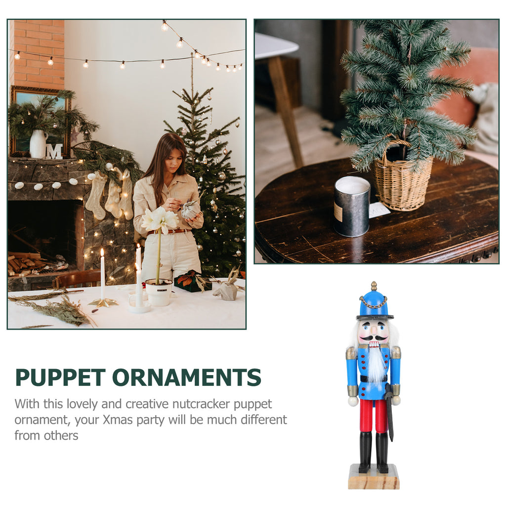 Walnut Nutcracker Doll Home Desktop Decor J92830