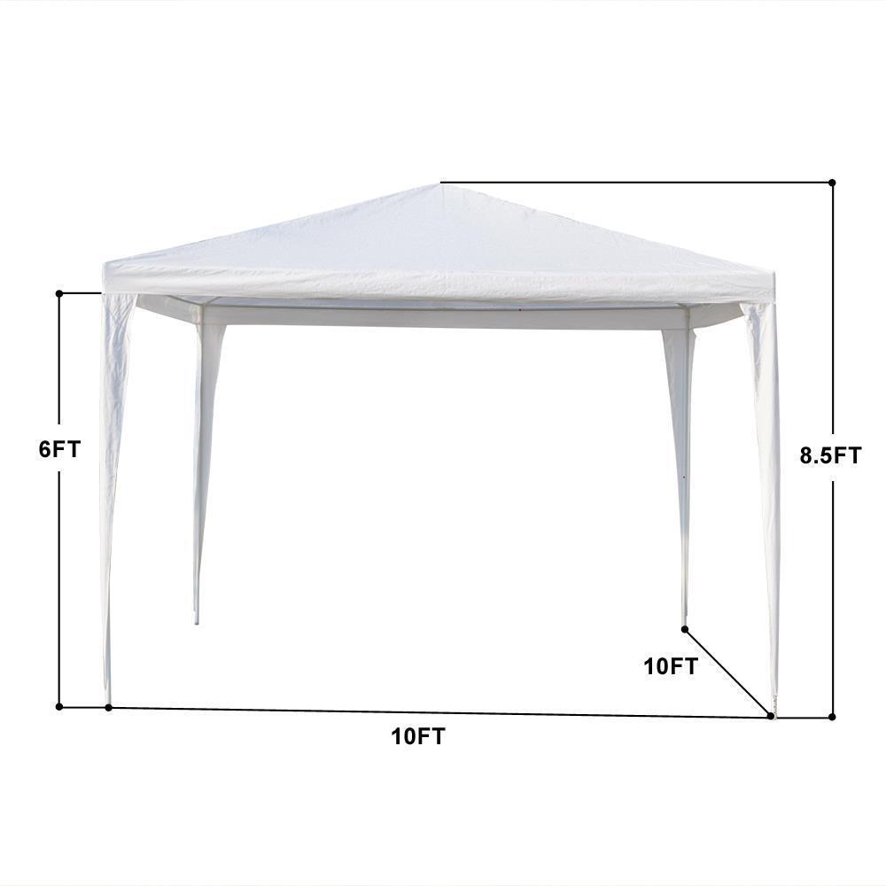 10'x10' Waterproof Canopy Tent with 3 Walls D3923