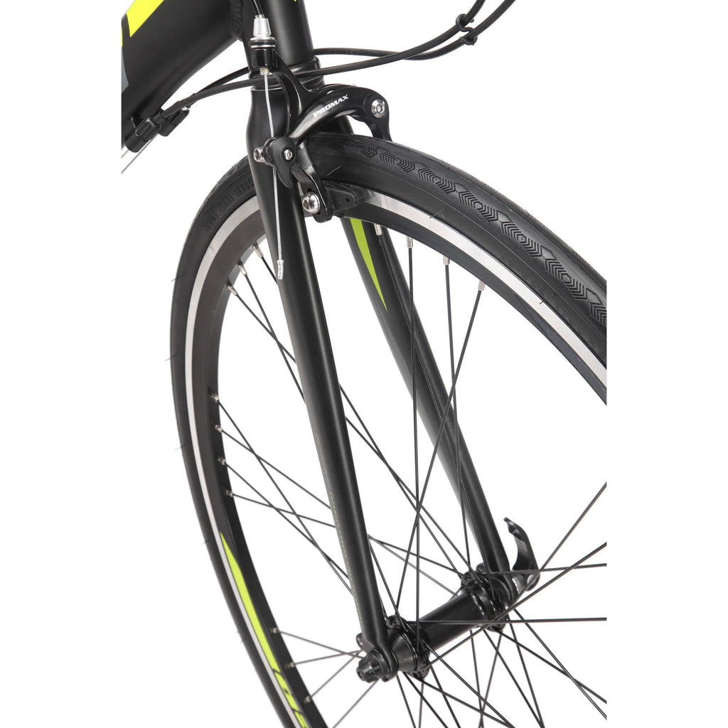 700C Men's Road Bike, Matte Black E838