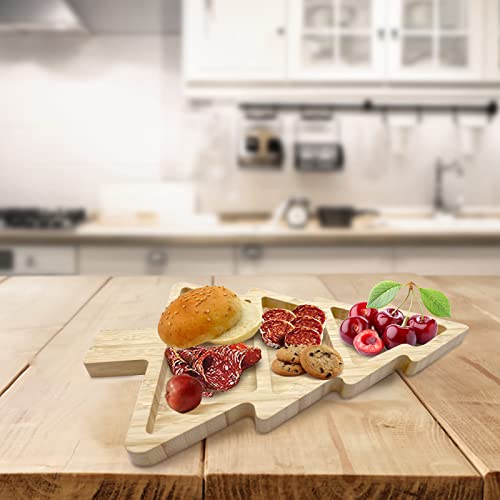 Bamboo Serving Platter Charcuterie Board Set with Knife & Fork X43600