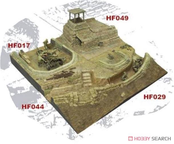 1:35 War Machine Gun Bunker Base E6834