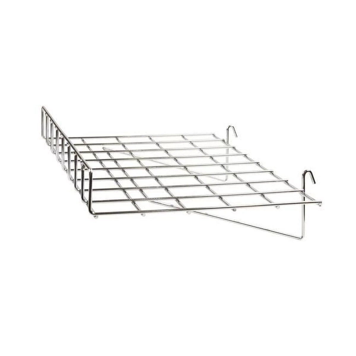 24 x 15 in. Straight Shelf with Front Lip Chrome B660747