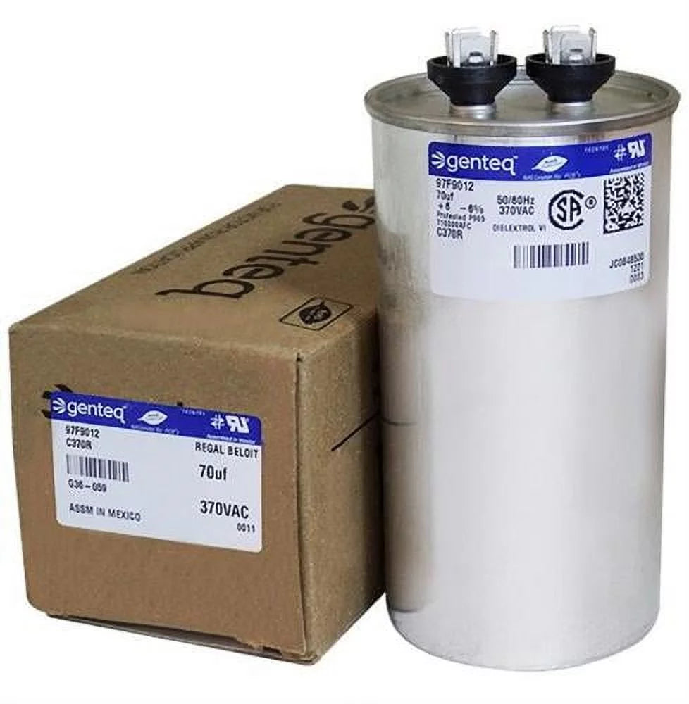 70 uF MFD x 370 VAC Round Replacement Capacitor T7520