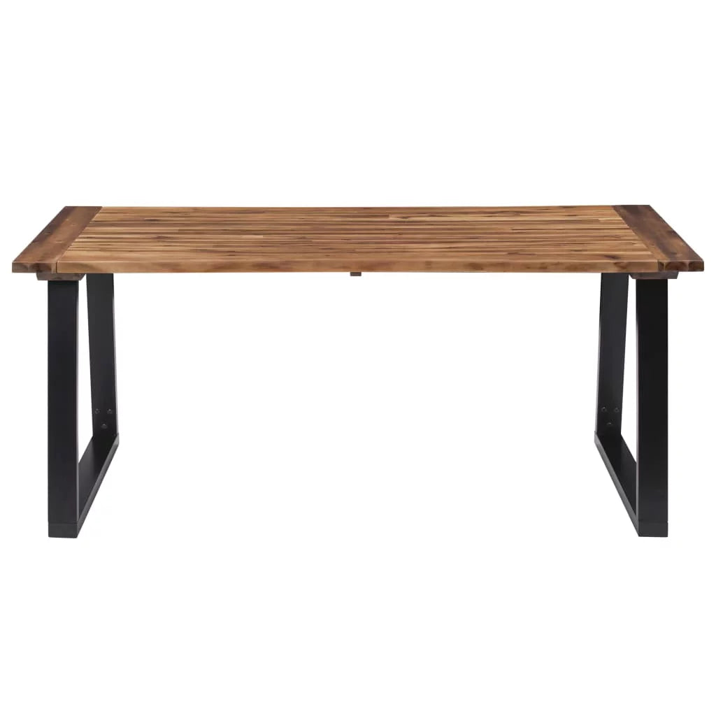 Solid Acacia Wood Dining Table T204369