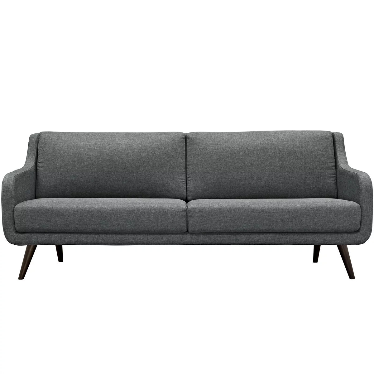 Gray Upholstered Fabric Sofa F963