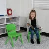 Green Plastic Stacking School Chair (2 Pack) C7211