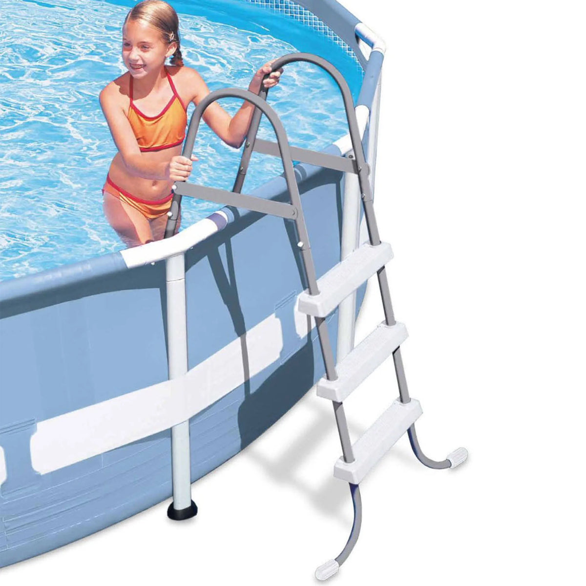 12 x 2.5 Foot Metal Frame Above Ground Pool with Filter X793